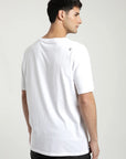 Polera manga corta hombre Foto lobo de mar blanco - Algodón orgánico