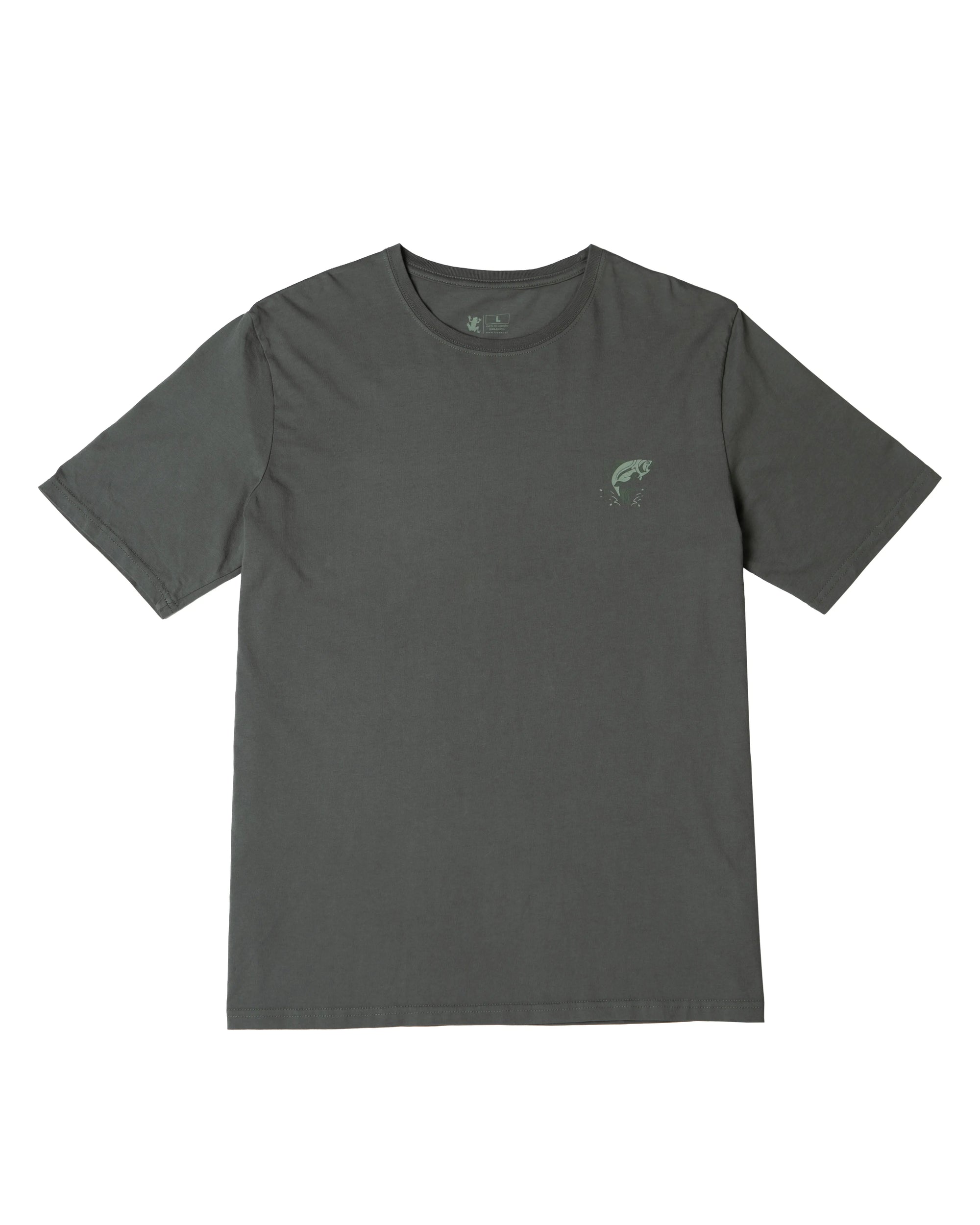 Polera manga corta hombre Pesca verde - Frøens