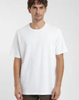 Polera manga corta hombre Plain heavy blanco