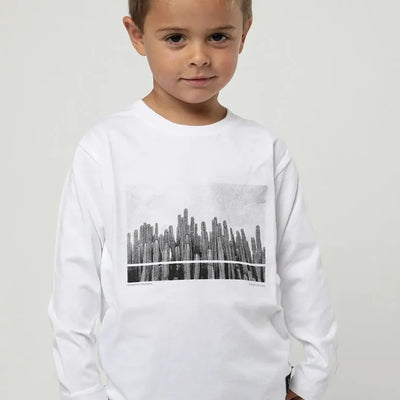 Polera manga larga kids Foto blanco - Algodón orgánico