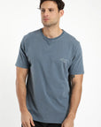 Polera manga corta hombre Pez azul
