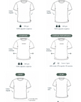 Guía de calces de poleras Froens: plain, heavyweight, oversize, crop y slim