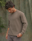 Polerón hombre Pumalin verde