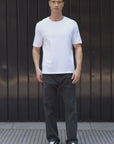Polera manga corta hombre Plain blanco