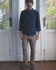 Camisa manga larga Basic azul