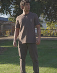 Polera manga corta hombre garden café