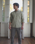 Camisa manga larga Basic verde claro