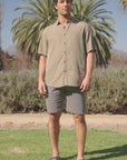 Camisa manga corta Puelche olivo