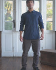 Camisa manga larga street azul