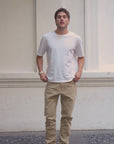 Polera manga corta hombre Plain heavy blanco