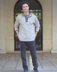 Polerón hombre Lotus gris