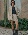 Short mujer Bruna beige