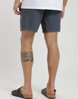 Short hombre lino azul Froens