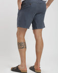 Short hombre lino azul Froens