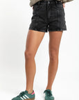 Short mujer jeans negro