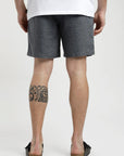 Short hombre Lino azul