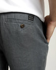 Short hombre Lino azul