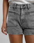 Short mujer Cortes grafito