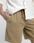 Short hombre Texture beige