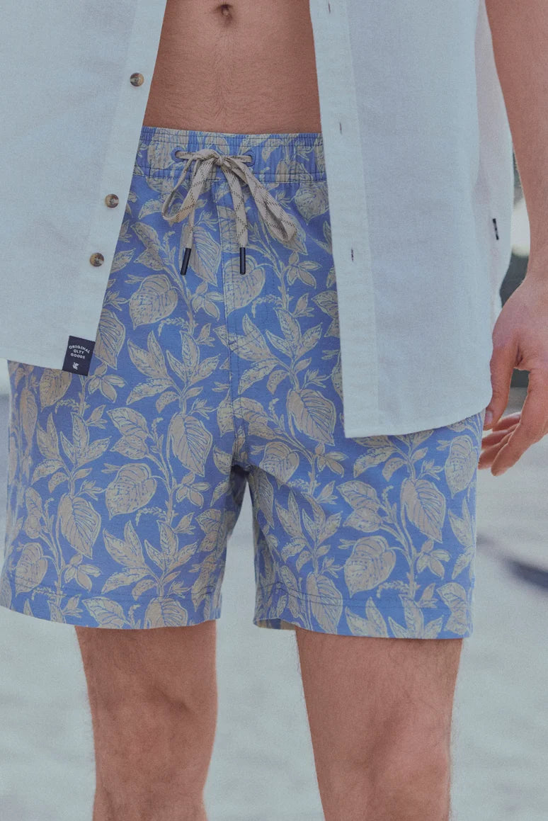 Traje de baño hombre classic tropico azul Froens