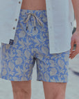 Traje de baño hombre classic tropico azul Froens