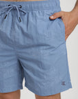 Traje de baño hombre classic roses celeste Froens