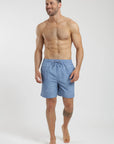 Traje de baño hombre classic roses celeste Froens