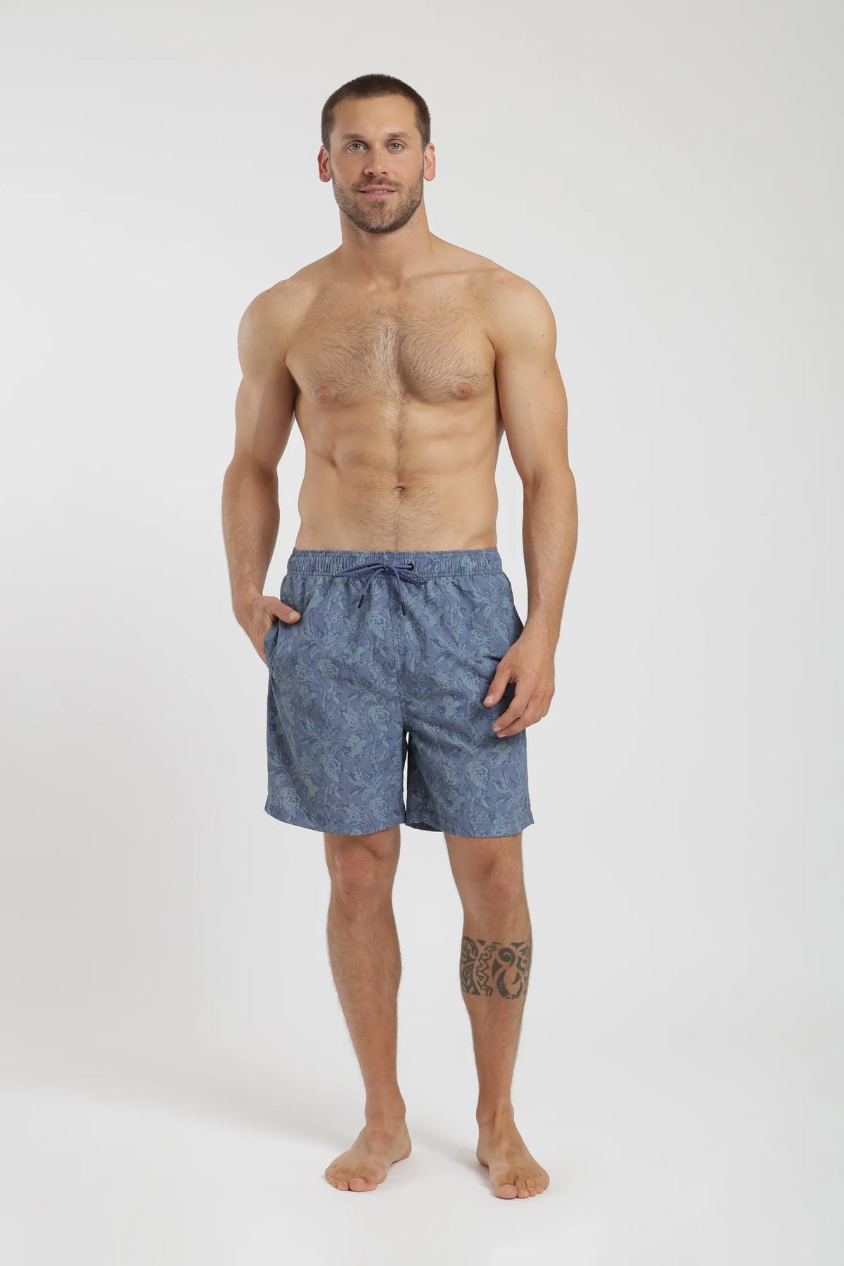 Traje de baño hombre classic tropico azul Froens
