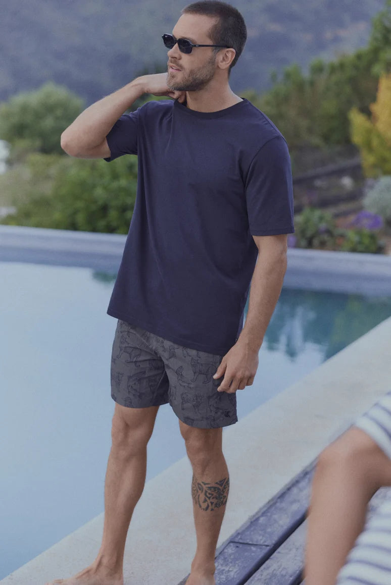 Traje de baño hombre classic fauna verde Froens
