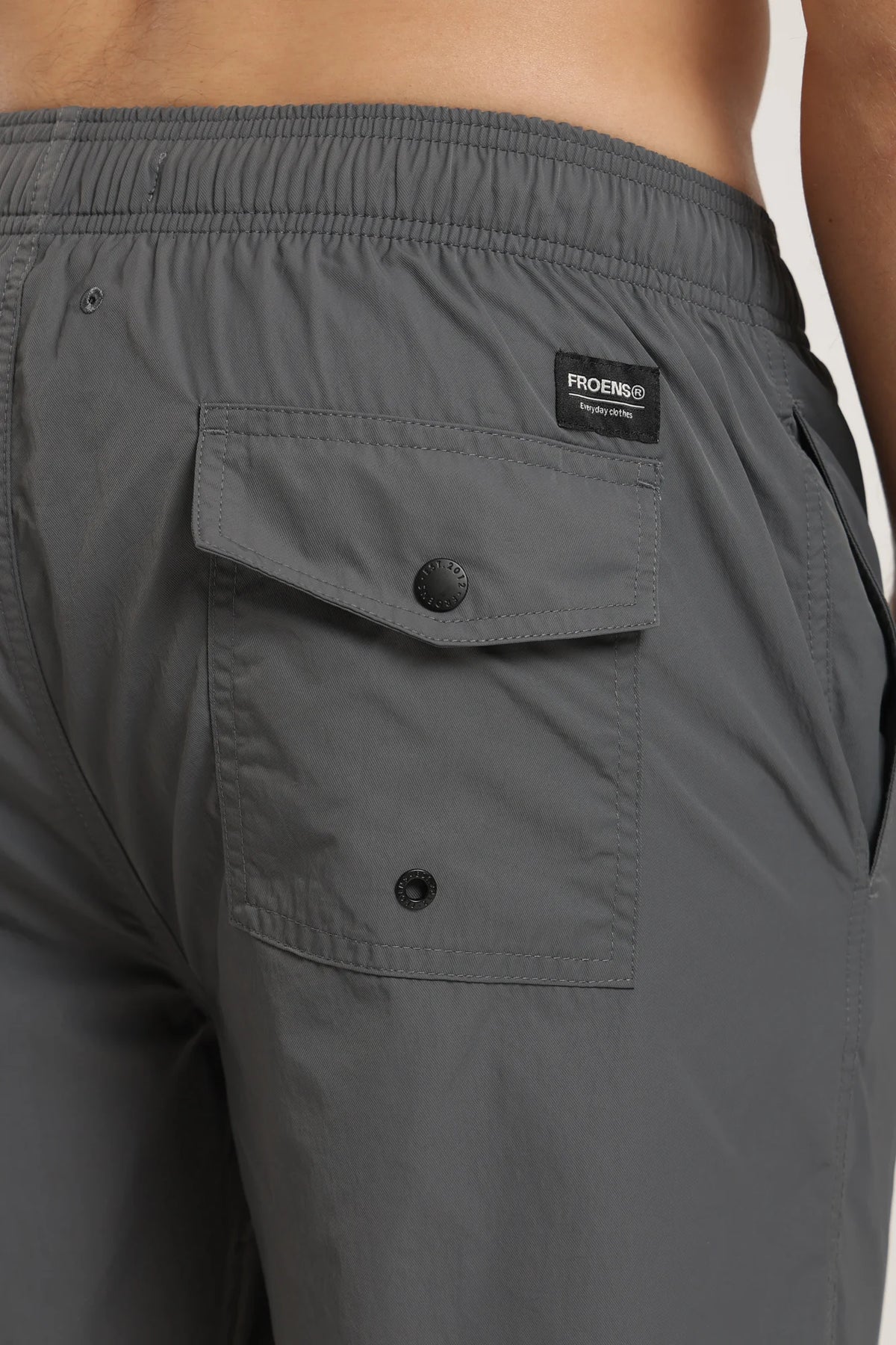 Traje de baño hombre solid grafito Froens