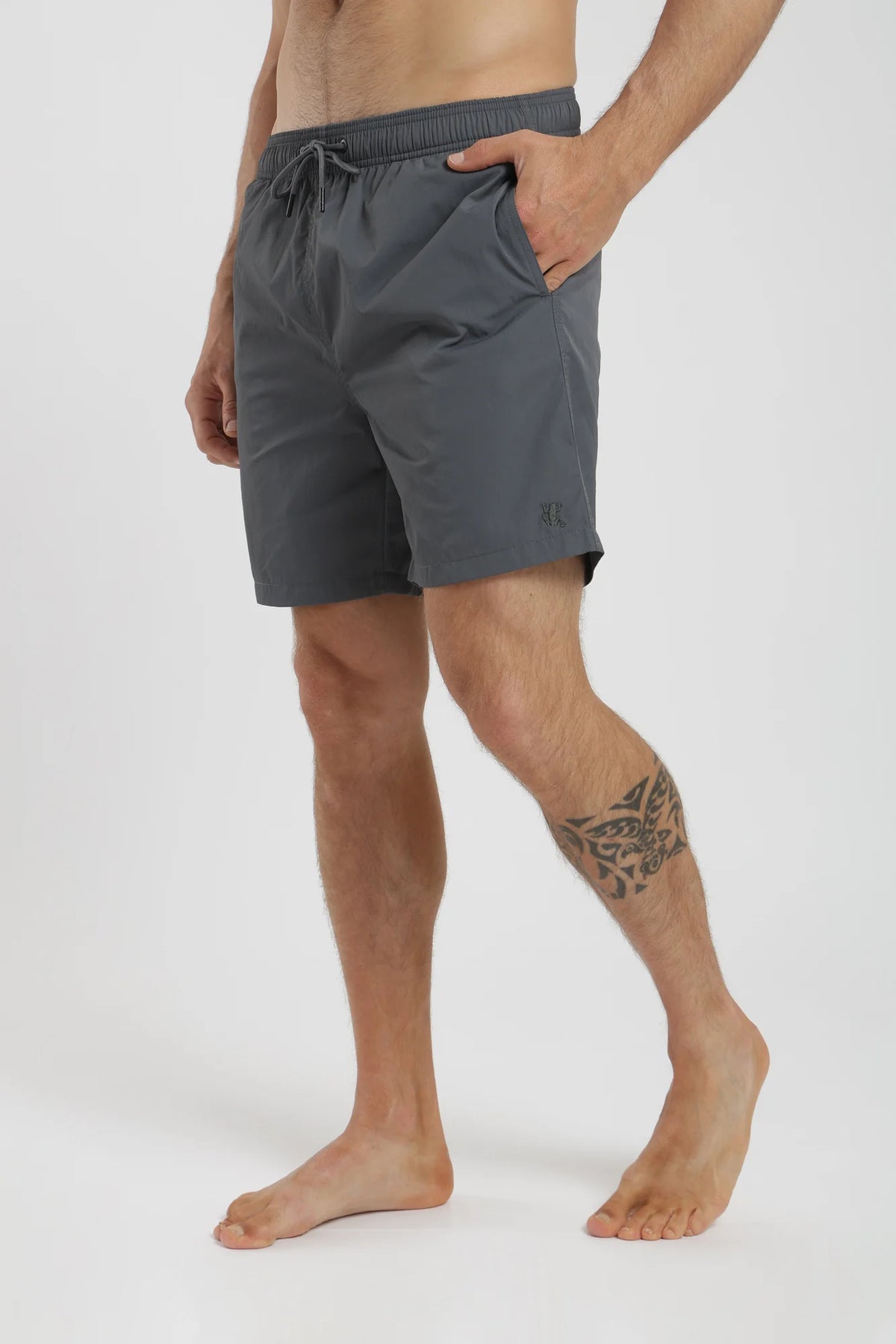 Traje de baño hombre solid grafito Froens