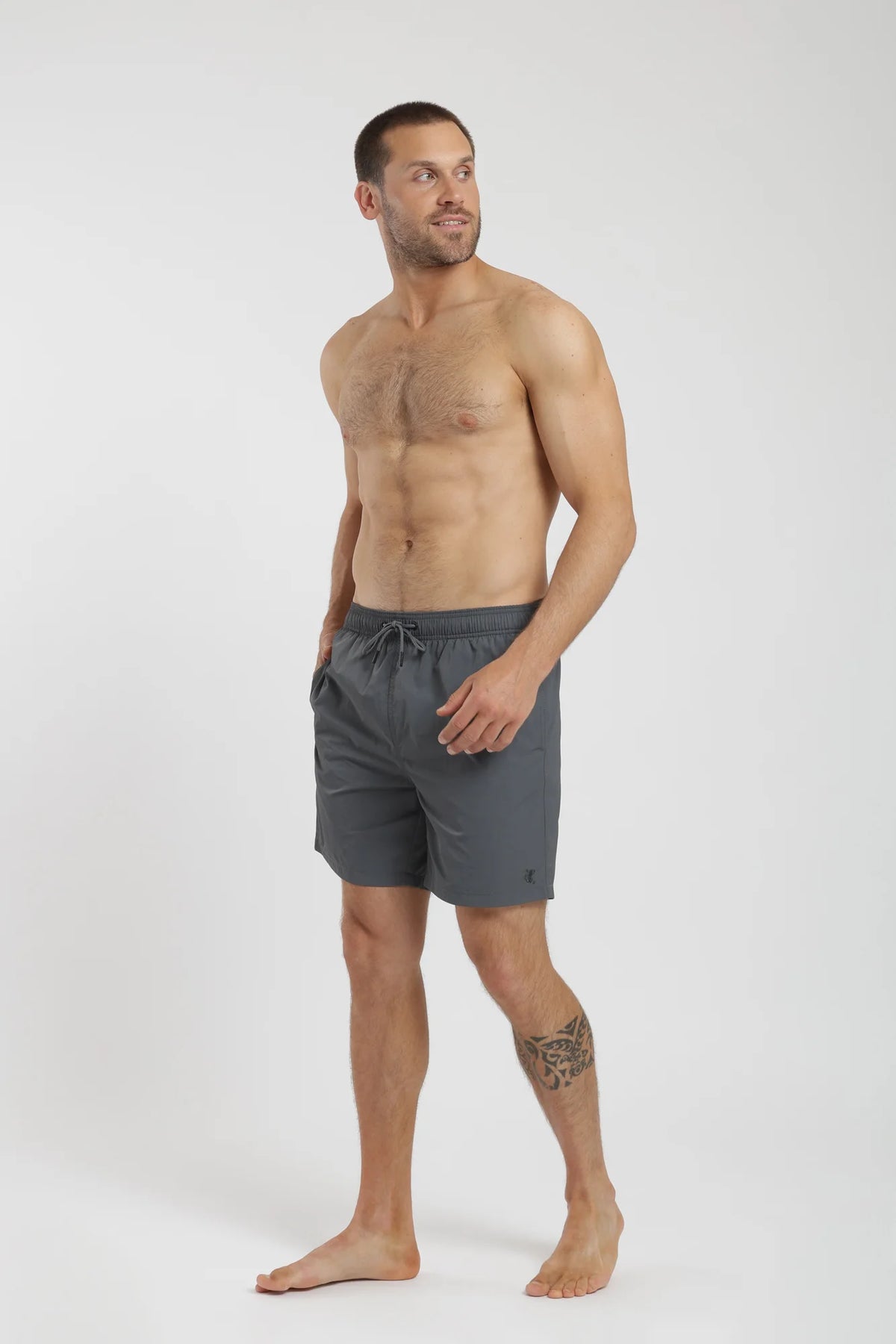 Traje de baño hombre solid grafito Froens