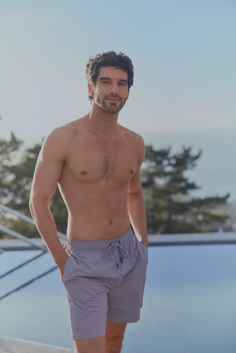 Traje de baño hombre solid malva Froens