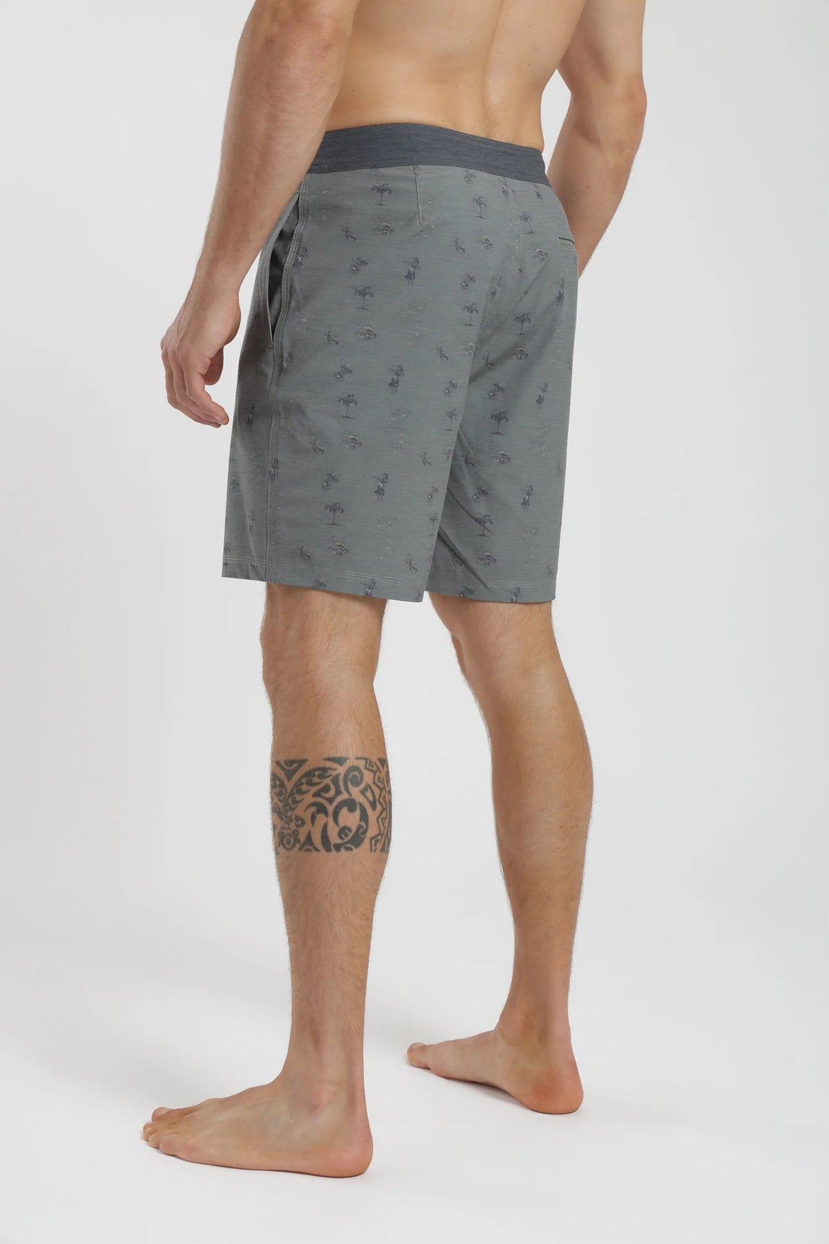 Traje de baño hombre surf aloha olivo Froens