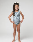 Traje de baño girl Selva azul