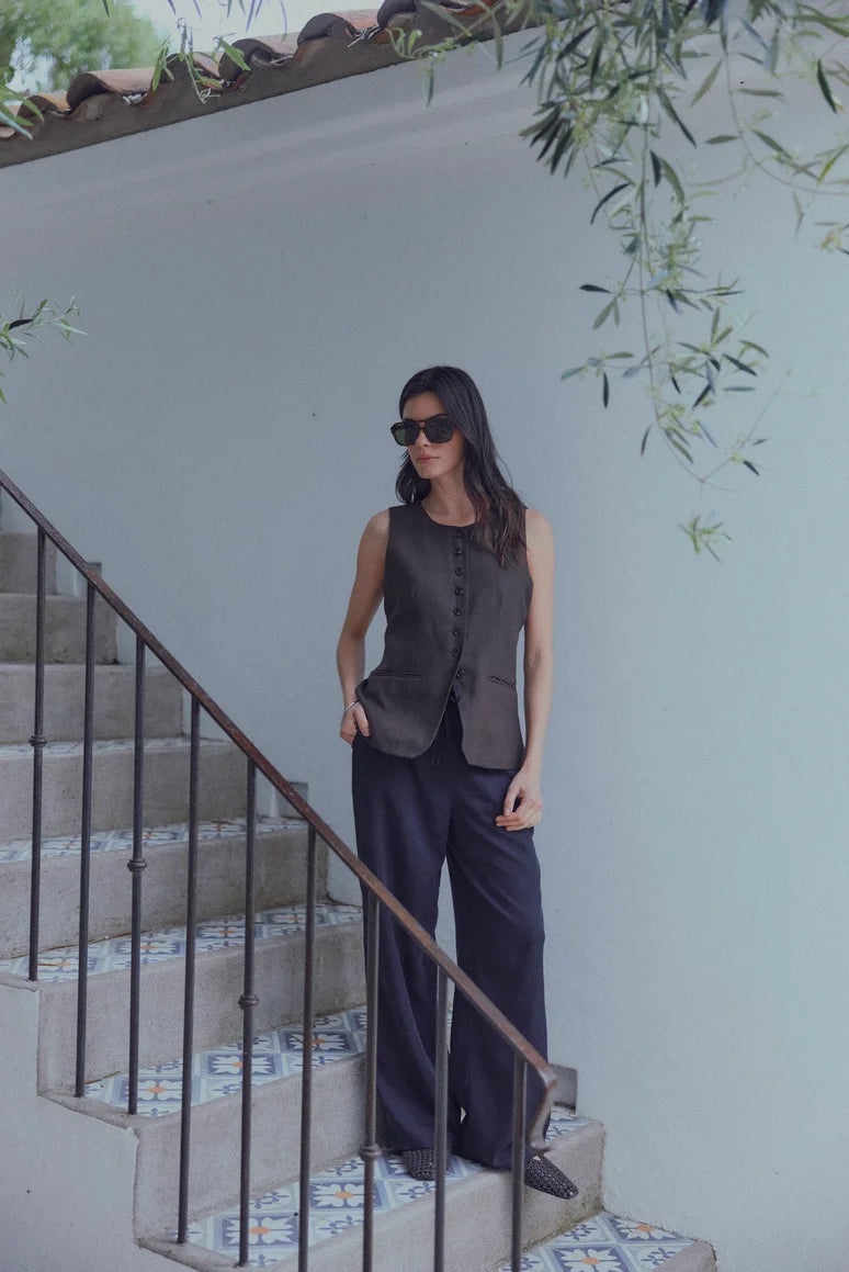 Vest mujer olivia café Froens