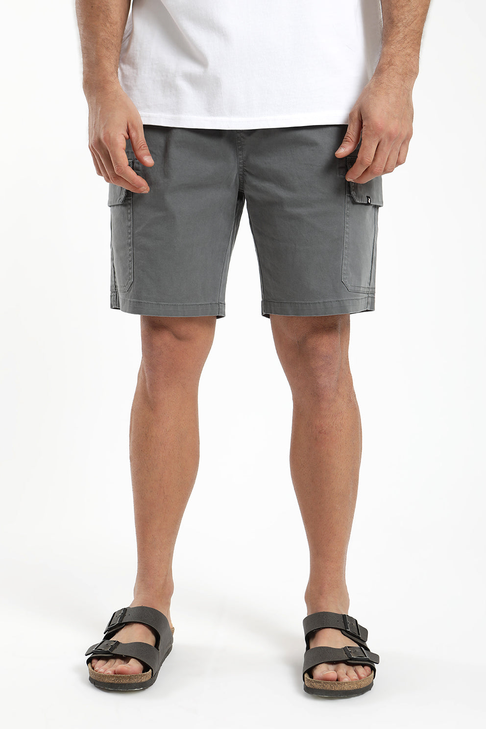 Short hombre Travel gris - Algodón orgánico - Frøens