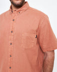 Camisa manga corta Basic naranjo