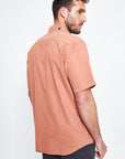 Camisa manga corta Basic naranjo