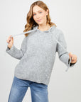 Chaleco mujer Hoodie gris